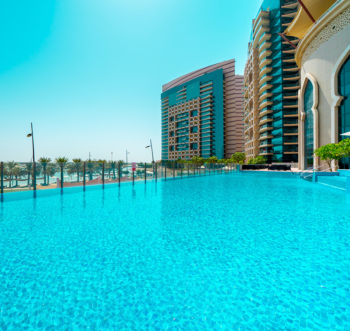 فندق باب القصر المسبح والشاطئ