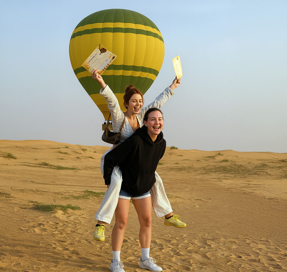 شيبرد منطاد الهواء الساخن دبي