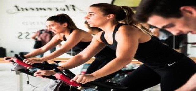 Spinning at Fairmont the Palm Health Club